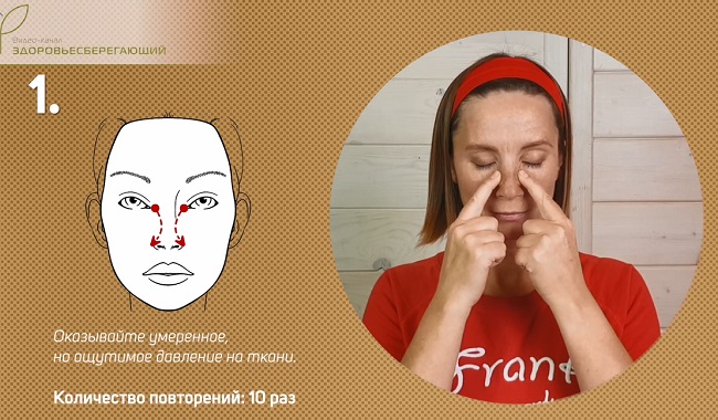 массаж точек 1