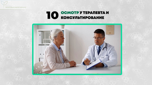 Осмотр у терапевта