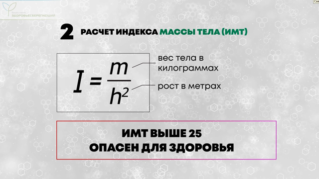 Формула ИМТ