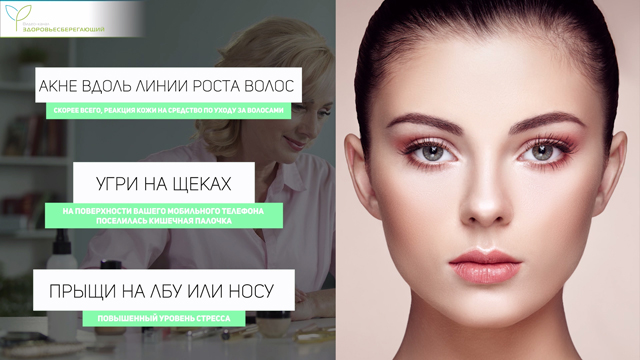 Угри на лице
