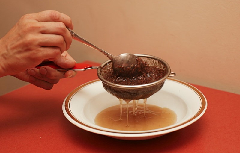 Вареные семена льна