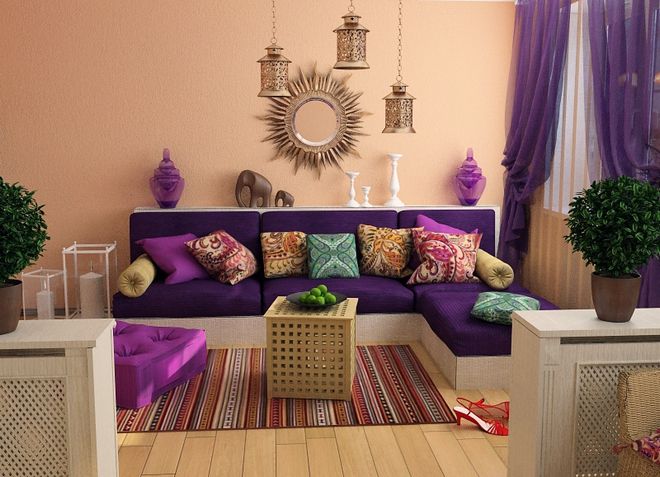 арабский стиль в интерьере