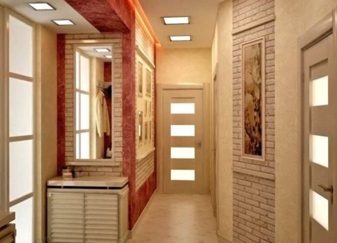 Дизайн узкого коридора