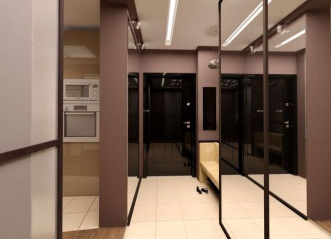 Дизайн узкого коридора