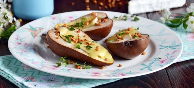 груша с сыром бри груша с сыром бри