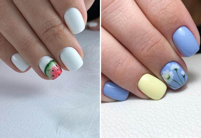 идеи летнего маникюра на короткие ногти идеи летнего маникюра на короткие ногти