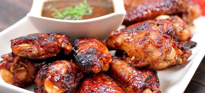 куриные крылышки в медово соевом соусе куриные крылышки в медово соевом соусе
