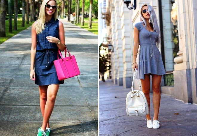 летние кеды с платьем летние кеды с платьем