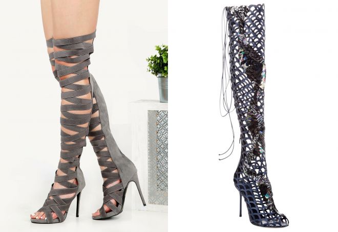 летние сапоги ботфорты летние сапоги ботфорты