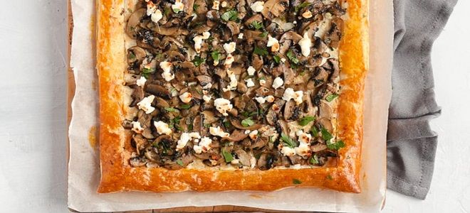 пирог с жареными опятами пирог с жареными опятами