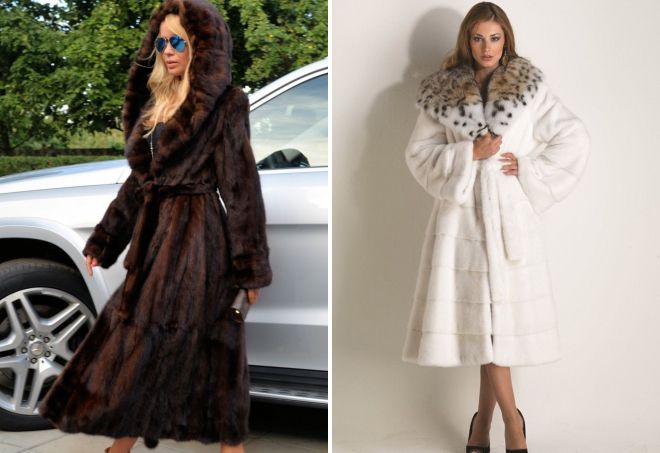 расклешенная длинная норковая шуба расклешенная длинная норковая шуба