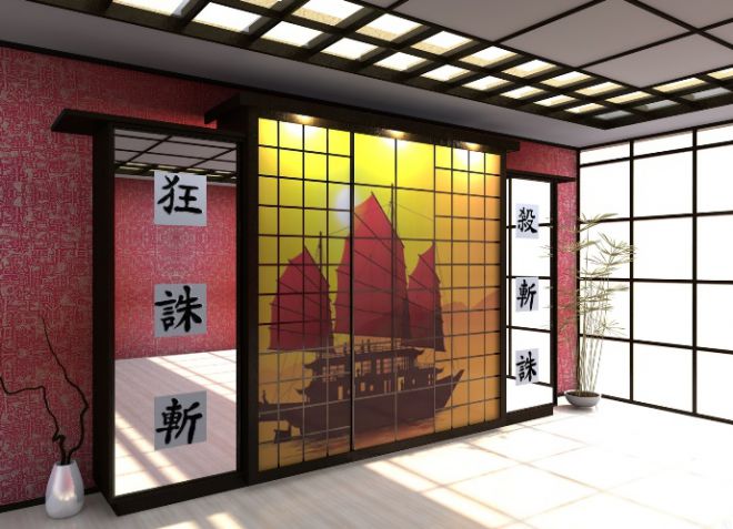 шкаф купе в японском стиле шкаф купе в японском стиле