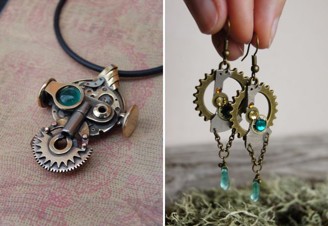 украшения в стиле стимпанк украшения в стиле стимпанк