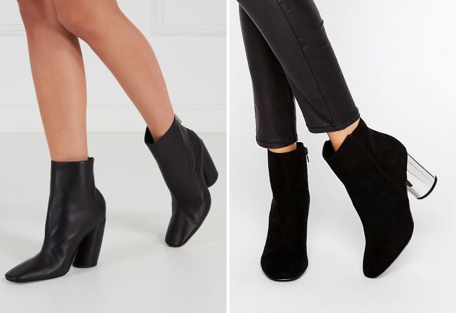 ботильоны на толстом каблуке ботильоны на толстом каблуке