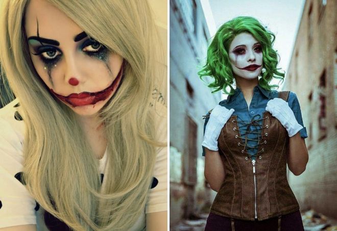 грим на хэллоуин джокер грим на хэллоуин джокер