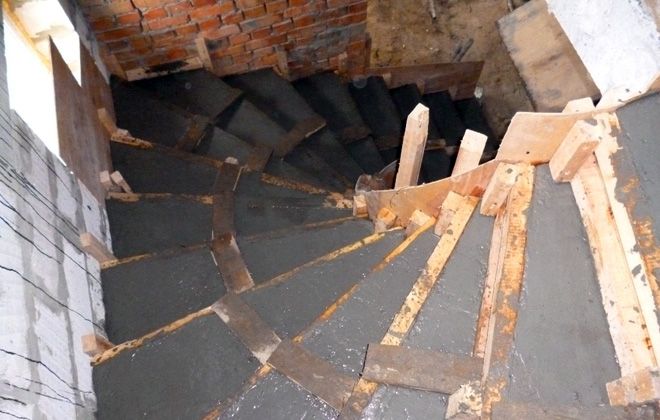 как залить бетонную лестницу своими руками как залить бетонную лестницу своими руками