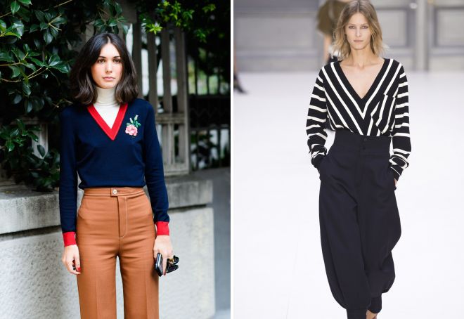 кашемировый свитер с глубоким вырезом кашемировый свитер с глубоким вырезом