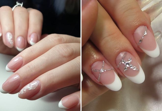нежный маникюр френч на овальные ногти нежный маникюр френч на овальные ногти