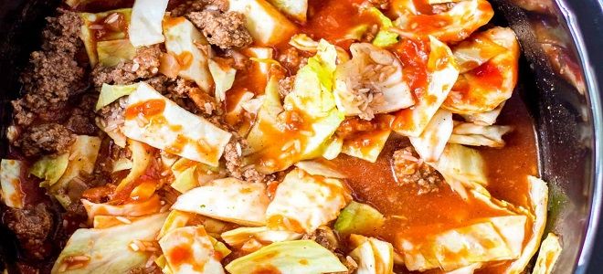 рецепт ленивых голубцов в мультиварке рецепт ленивых голубцов в мультиварке