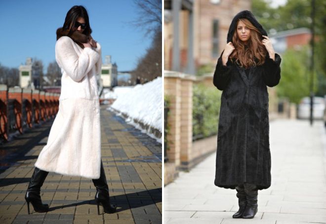 с чем носить длинную шубу из норки с чем носить длинную шубу из норки