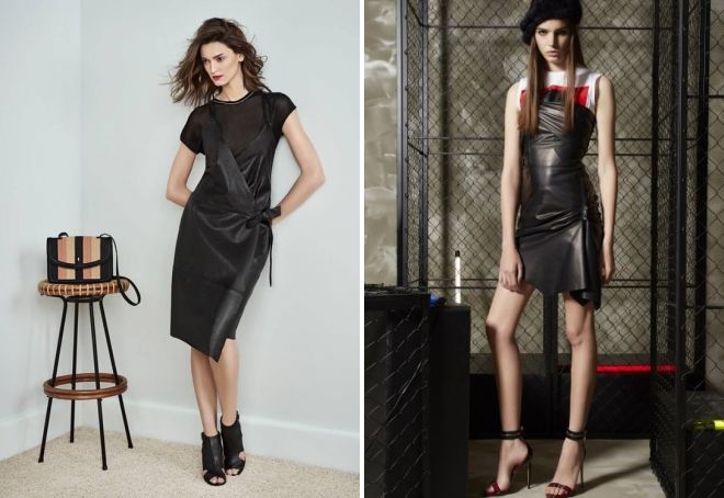 с чем носить кожаное платье с запахом с чем носить кожаное платье с запахом