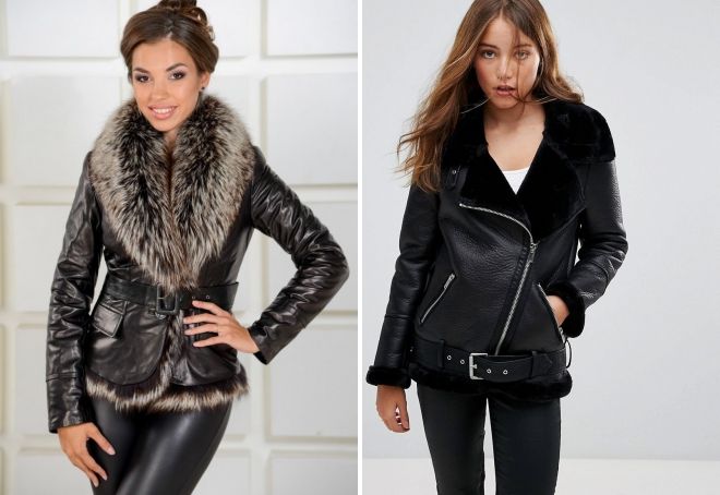 стильные зимние кожаные куртки стильные зимние кожаные куртки
