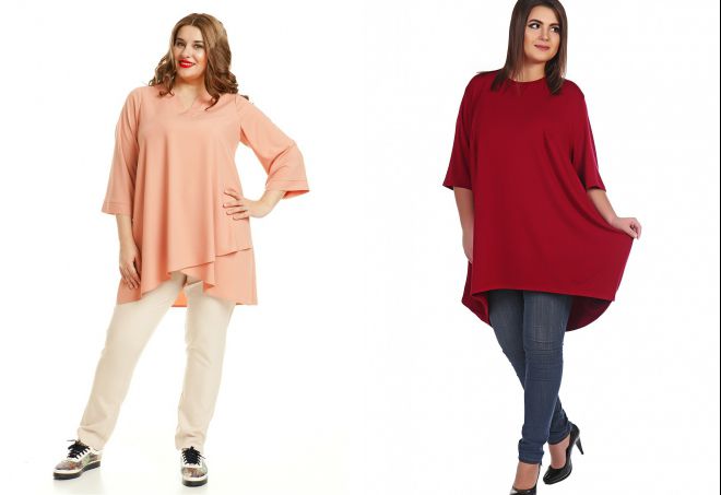 туника из трикотажа для полных туника из трикотажа для полных