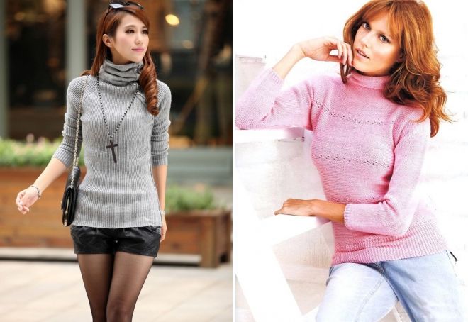 вязаный свитер в обтяжку вязаный свитер в обтяжку