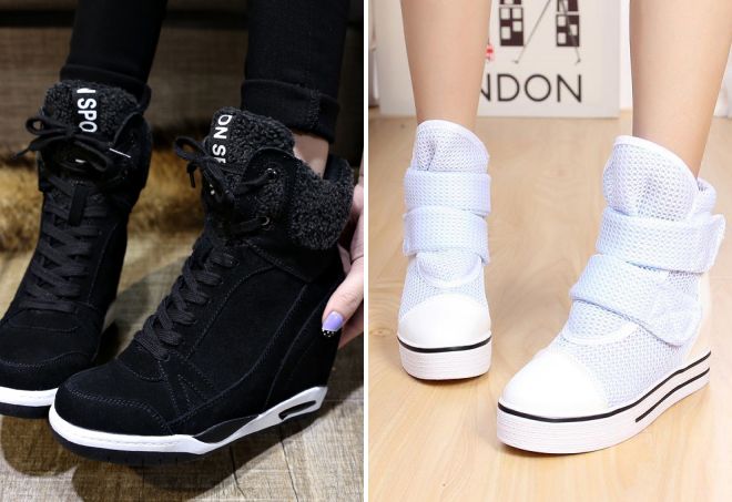 высокие зимние кроссовки высокие зимние кроссовки