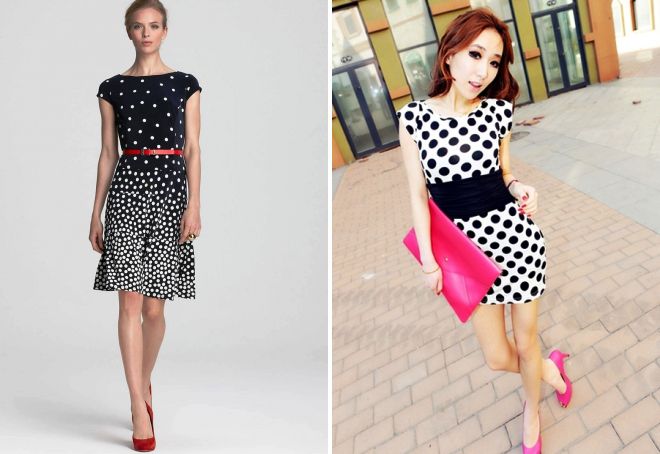 аксессуары к платью в горошек аксессуары к платью в горошек