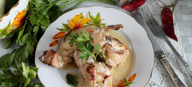 кролик тушеный в казане в сметане кролик тушеный в казане в сметане