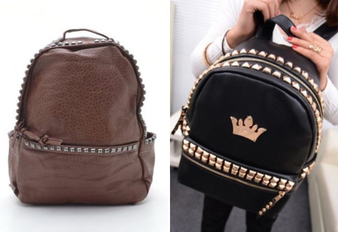 молодежные рюкзаки для девушек с шипами молодежные рюкзаки для девушек с шипами