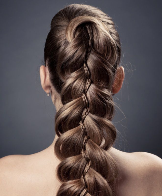 прически на средние волосы с накладными прядями коса прически на средние волосы с накладными прядями коса