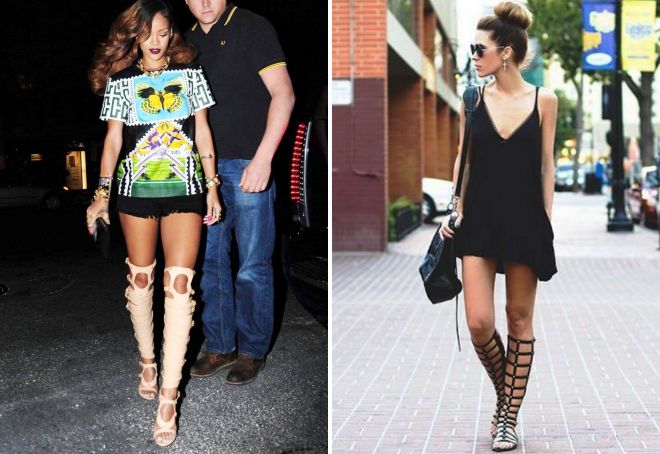 с чем носить летние сапоги с чем носить летние сапоги