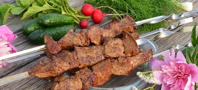 шашлык из печени говядины на мангале рецепт шашлык из печени говядины на мангале рецепт