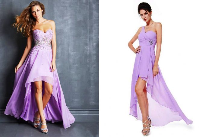 сиреневые платья со шлейфом сиреневые платья со шлейфом