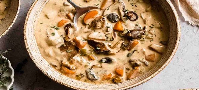 суп из жареных опят суп из жареных опят