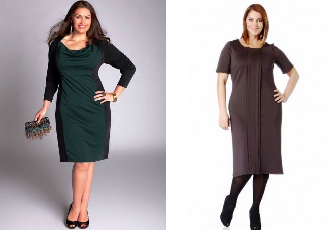 трикотажные платья для полных трикотажные платья для полных