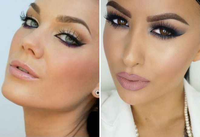 вечерний макияж со стрелками вечерний макияж со стрелками
