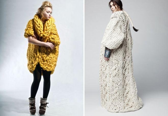 вязаная одежда из толстой пряжи вязаная одежда из толстой пряжи