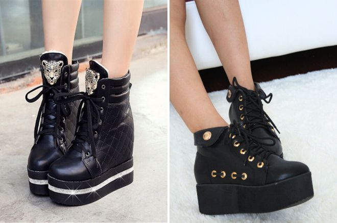 ботильоны на большой платформе ботильоны на большой платформе