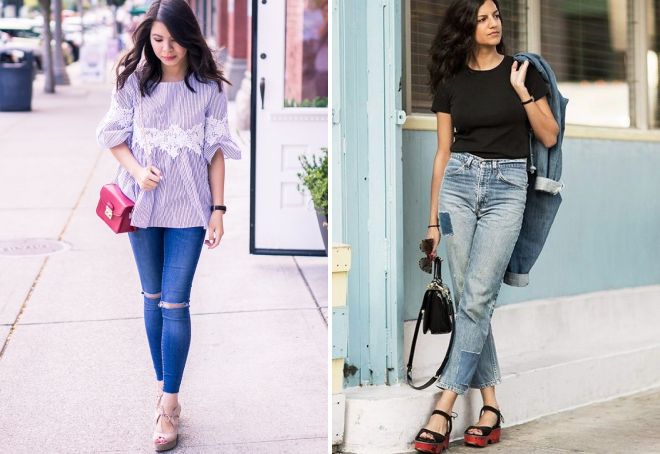 джинсы с босоножками джинсы с босоножками