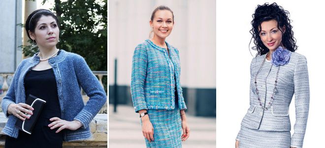 Голубой пиджак шанель Голубой пиджак шанель