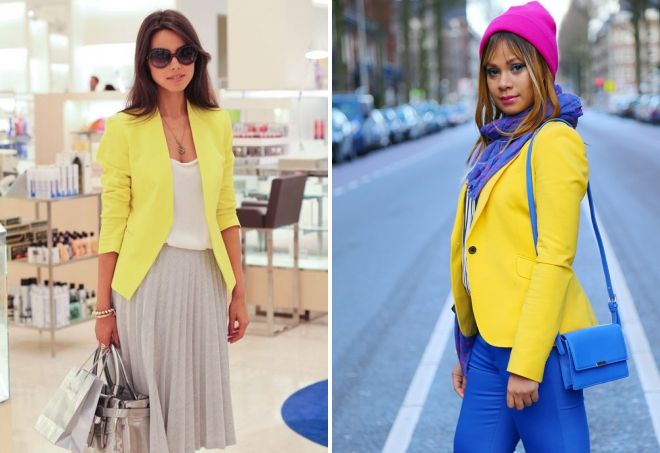 пиджак лимонного цвета пиджак лимонного цвета