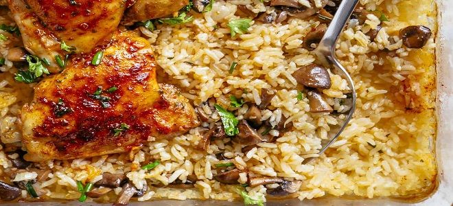 пропаренный рис с курицей в духовке пропаренный рис с курицей в духовке