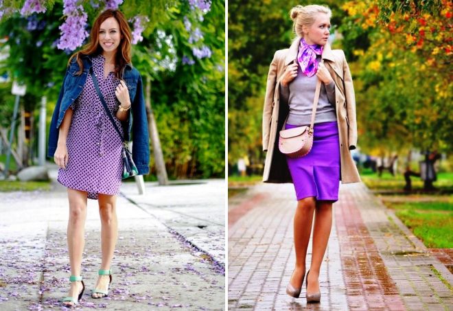 с чем носить сиреневое платье с чем носить сиреневое платье