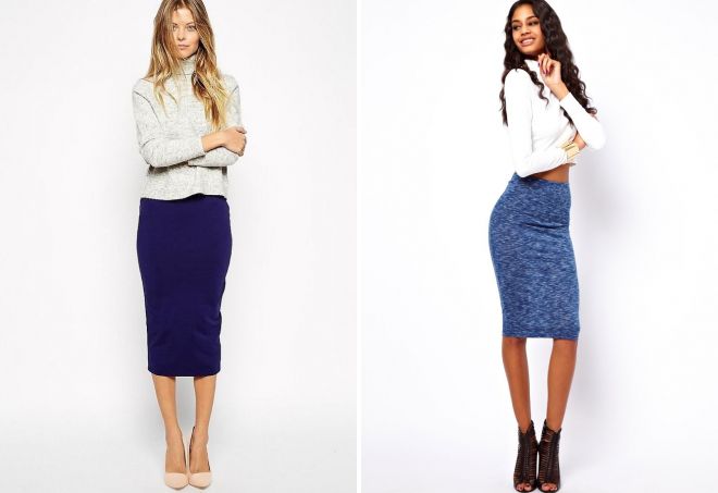 трикотажная юбка карандаш трикотажная юбка карандаш