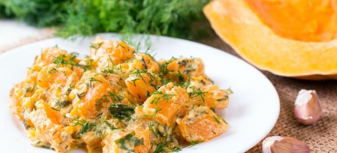 тыква в сметанном соусе тыква в сметанном соусе