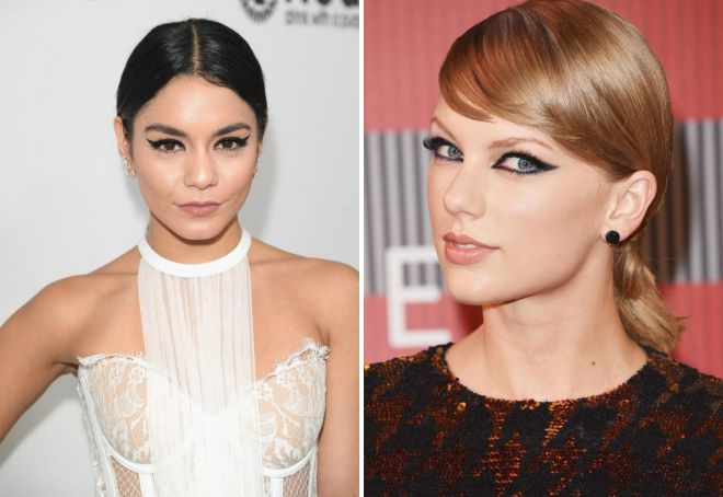 вечерний макияж кошачий глаз вечерний макияж кошачий глаз