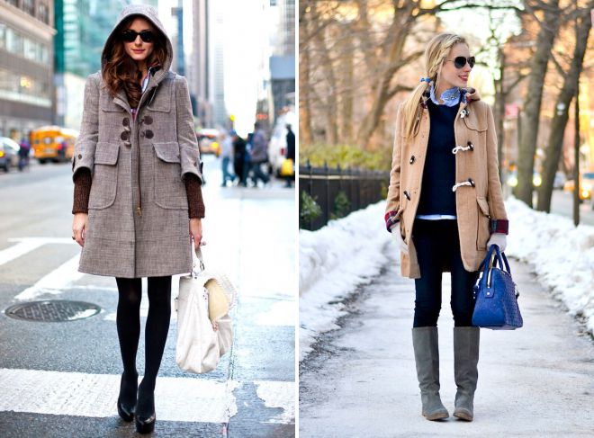 женский зимний дафлкот женский зимний дафлкот